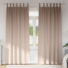 Gordijnen met gordijnen 2 pcs Taupe 260 x 140 cm Polyester