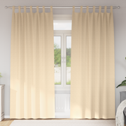 Gordijnen crème 260x140 cm verduisterend polyester