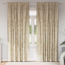 Velvet Gordijnen 2 stuks met Eyelets Crème 225x140 cm