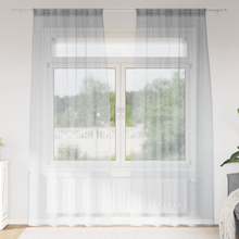 Gordijnen 2 pcs Donkergrijs 140 x 260 cm Polyester