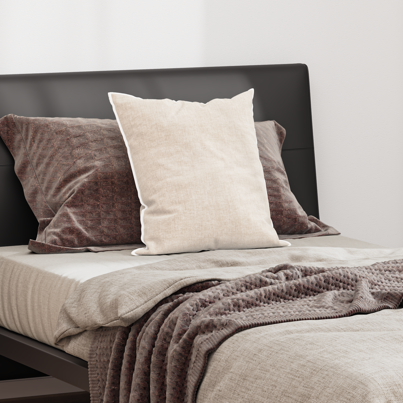 Hoofdkussen Wit 50 x 50 cm