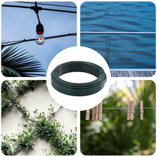 Hek binddraad Groen 25 m PVC-gecoat staal