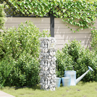 Gabion Crane Silver 25 x 25 x 100 cm Stainless steel