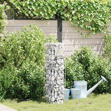 Gabion Kolom met Waterkraan 100x25x25 cm 304 RVS