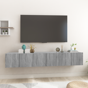 Tv-meubel 60x30x30 cm bewerkt hout grijs