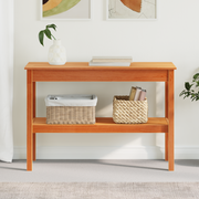 Wandtafel 110x40x75 cm massief grenenhout wasbruin
