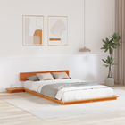 Bed Frame Brown 120 x 200 cm Wood