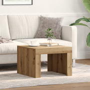 Salontafel 50x50x35 cm eikenbewerkt hout