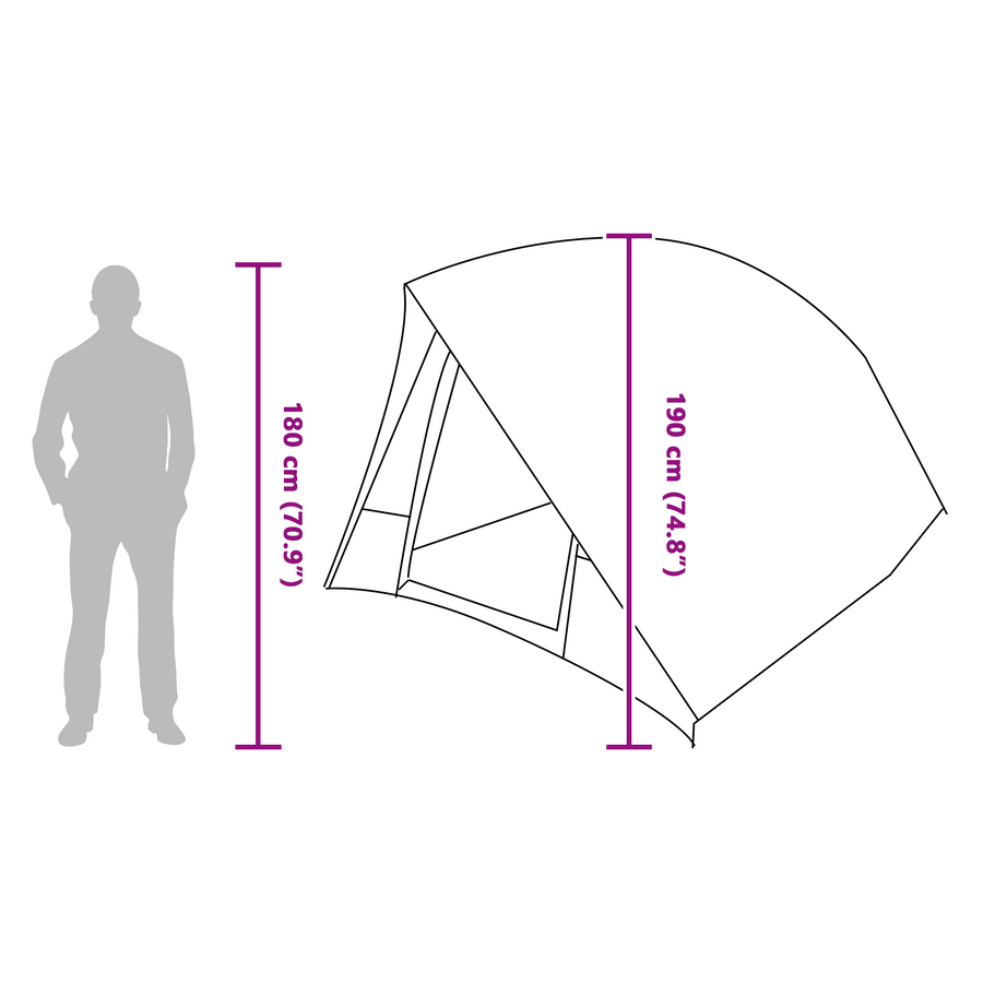 Tent Blauw 320 x 275 x 190 cm