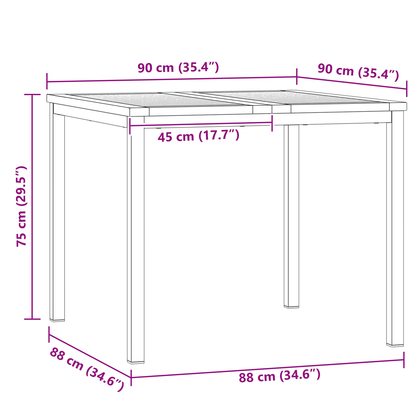 5-delige tuin eettafelset van massief teakhout