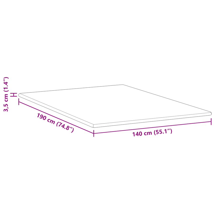 Matraspads Wit 140 x 190 cm 100% polyester jacquard stof