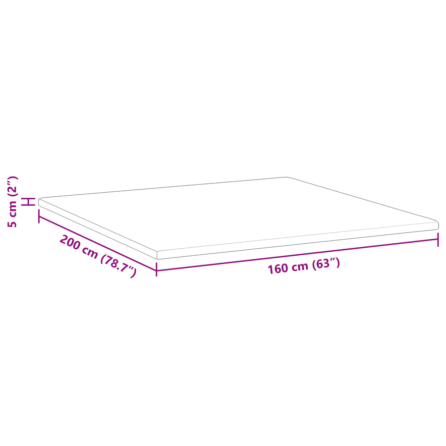 Matraspads Wit 160 x 200 cm 100% polyester jacquard stof