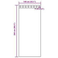 Gordijnen met gordijnen 2 pcs Wijnrood 245 x 140 cm Polyester