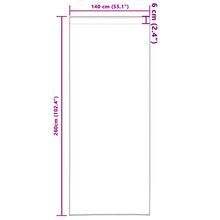 Gordijnen met gordijnen 2 pcs Wijnrood 260 x 140 cm Polyester