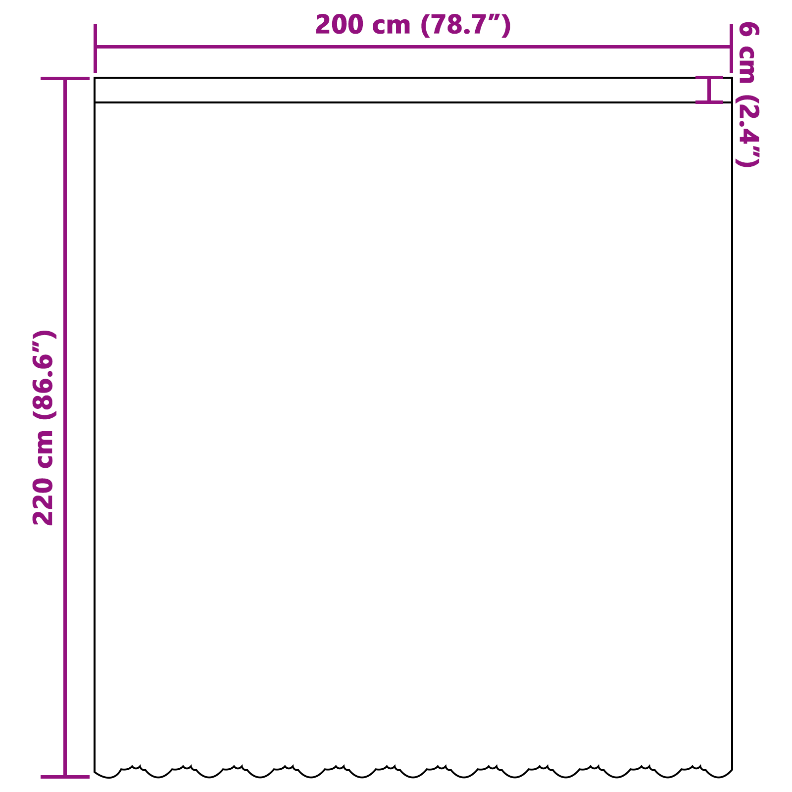 Kantgordijn met gordijnen Bloemen Wit 200 x 220 cm Polyester