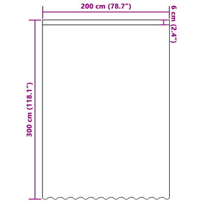 Kantgordijn met gordijnen Bloemen Wit 200 x 300 cm Polyester