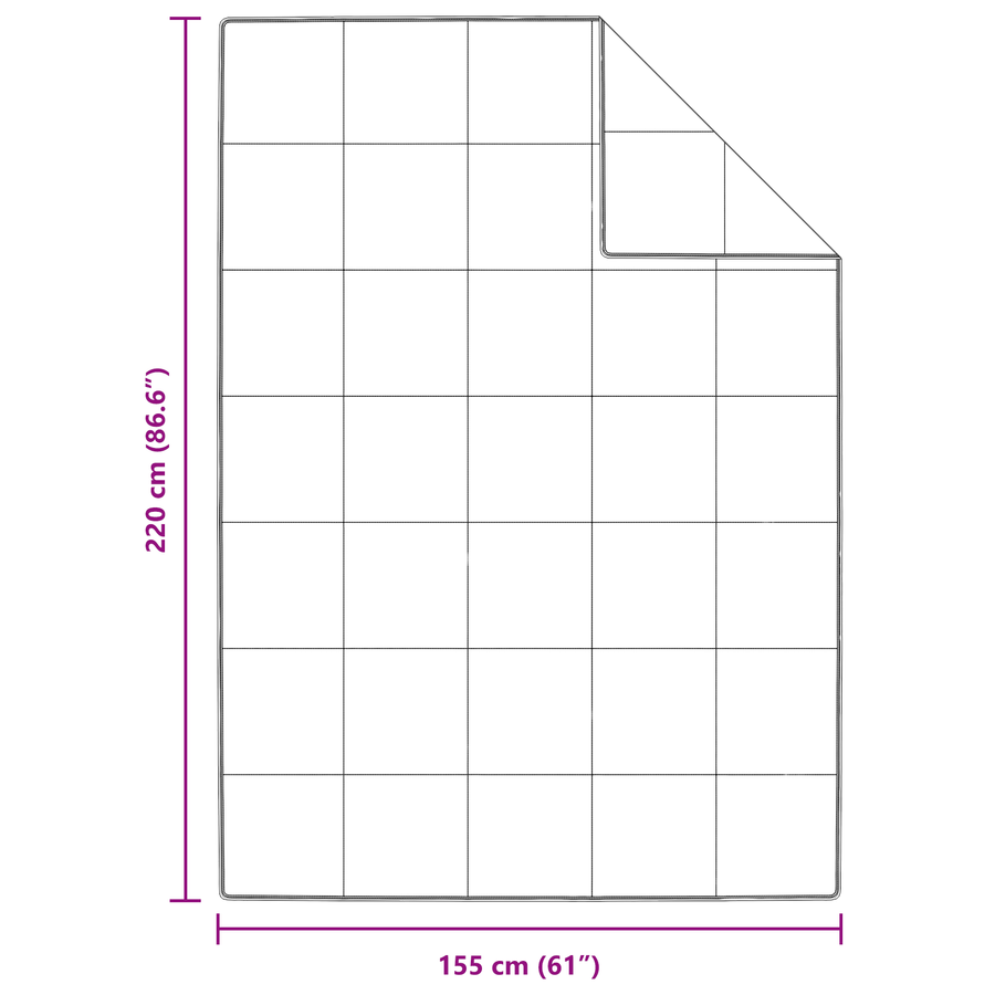 Dekens & Duvets Wit 155 x 220 cm Dons