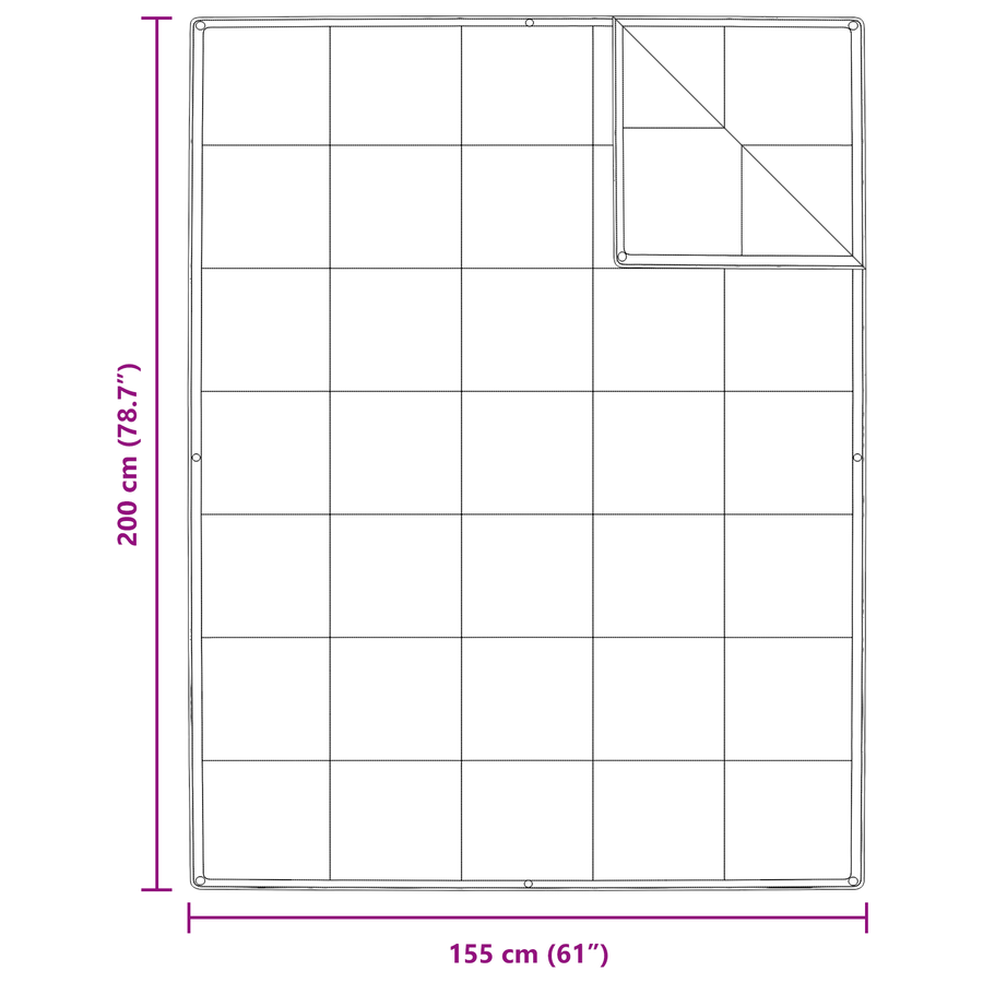 Dekens & Donsdekens Wit 155 x 200 cm Dons