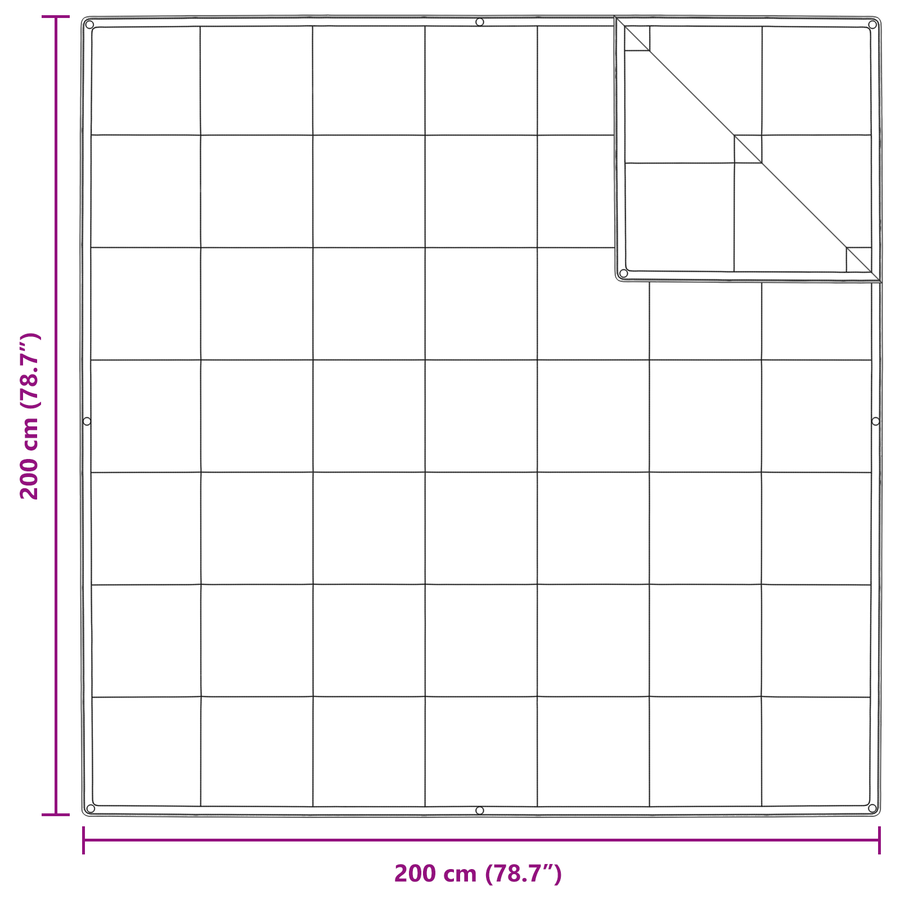 Dekens & Donsdekens Wit 200 x 200 cm Dons