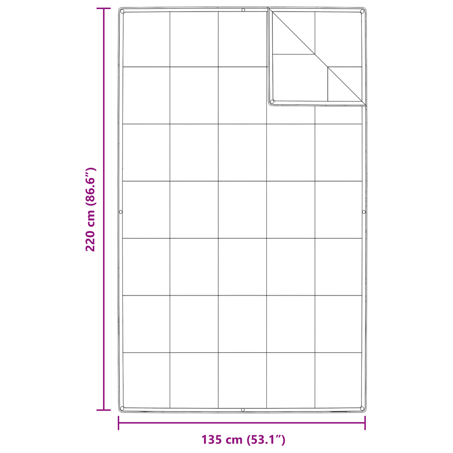 Dekens & Donsdekens Wit 135 x 220 cm Dons