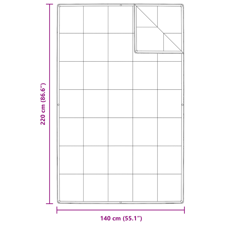 Dekens & Donsdekens Wit 140 x 220 cm Dons