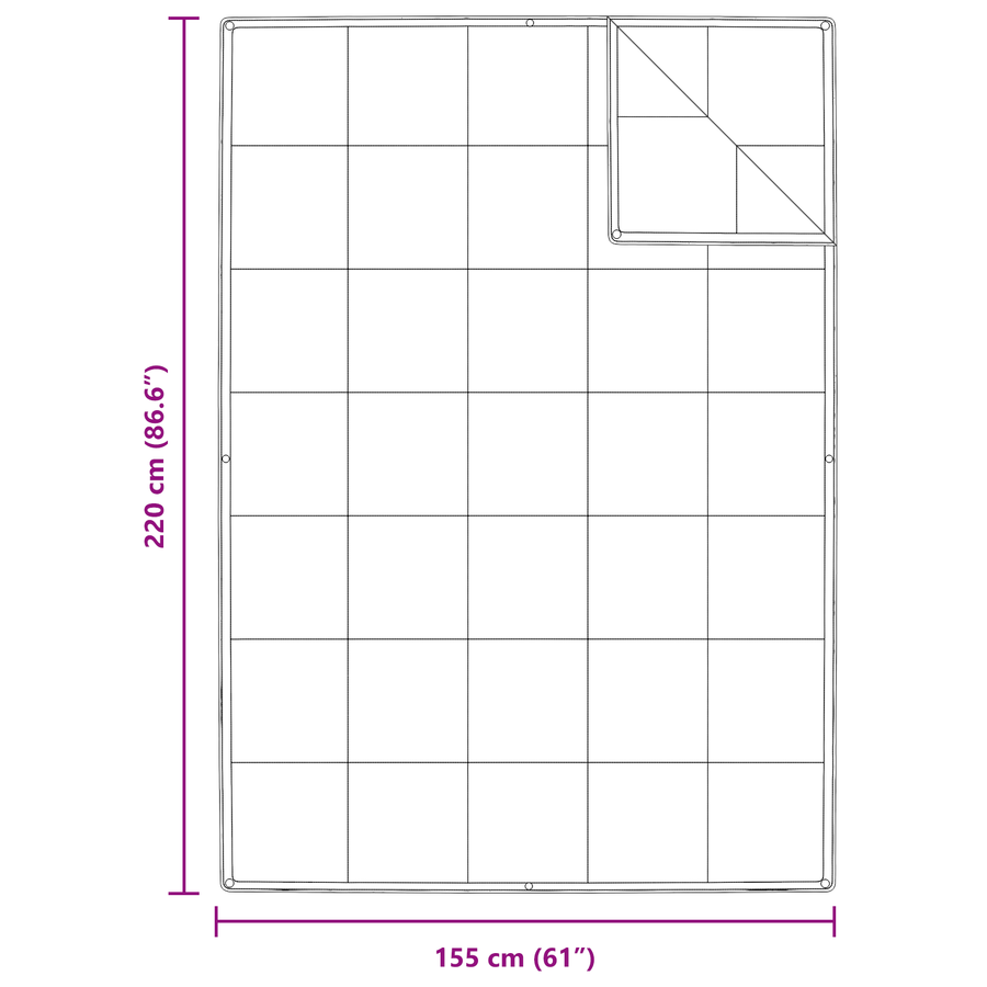 Dekens & Donsdekens Wit 155 x 220 cm Dons