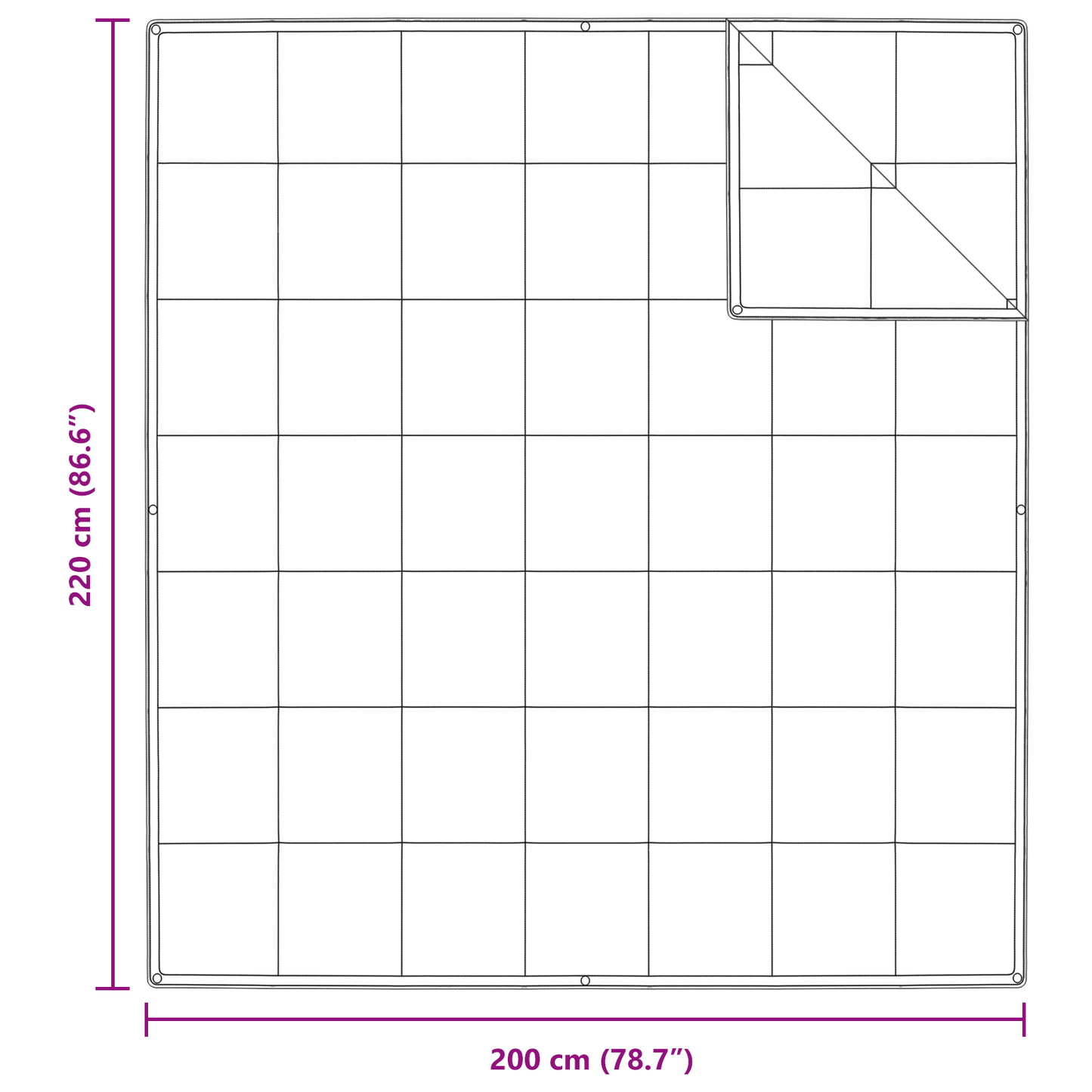Dekens & Donsdekens Wit 200 x 220 cm Dons