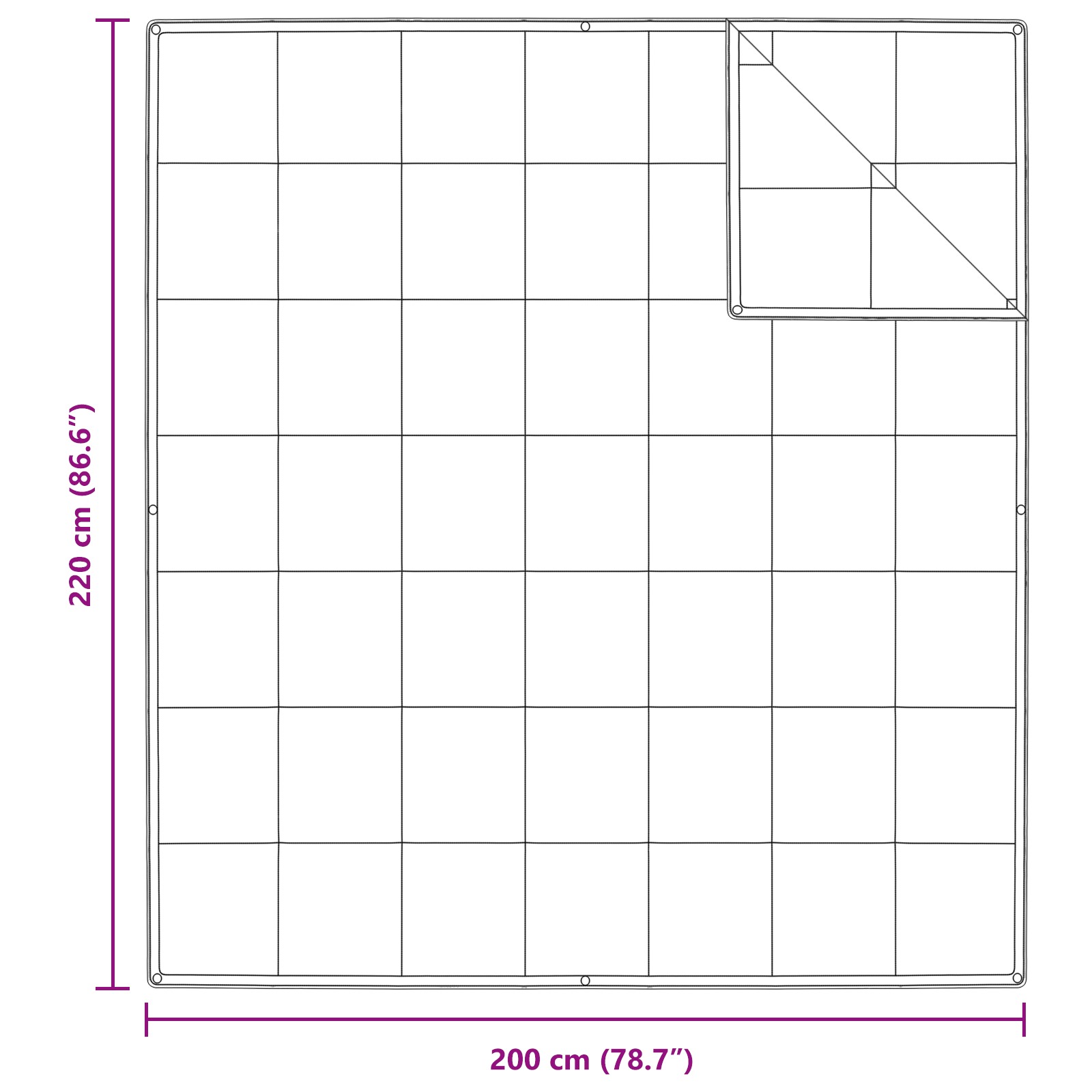 Dekens & Donsdekens Wit 200 x 220 cm Dons