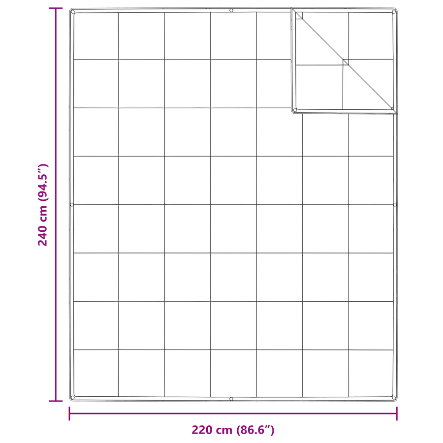 Dekens & Donsdekens Wit 240 x 220 cm Dons