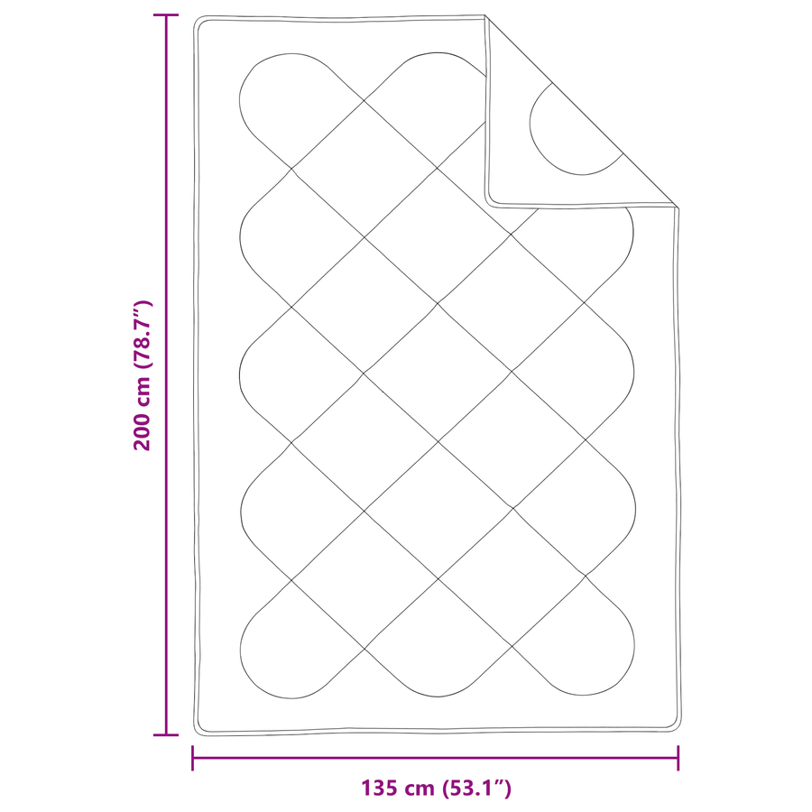 Dekens & Duvets Wit 135 x 200 cm Microvezel