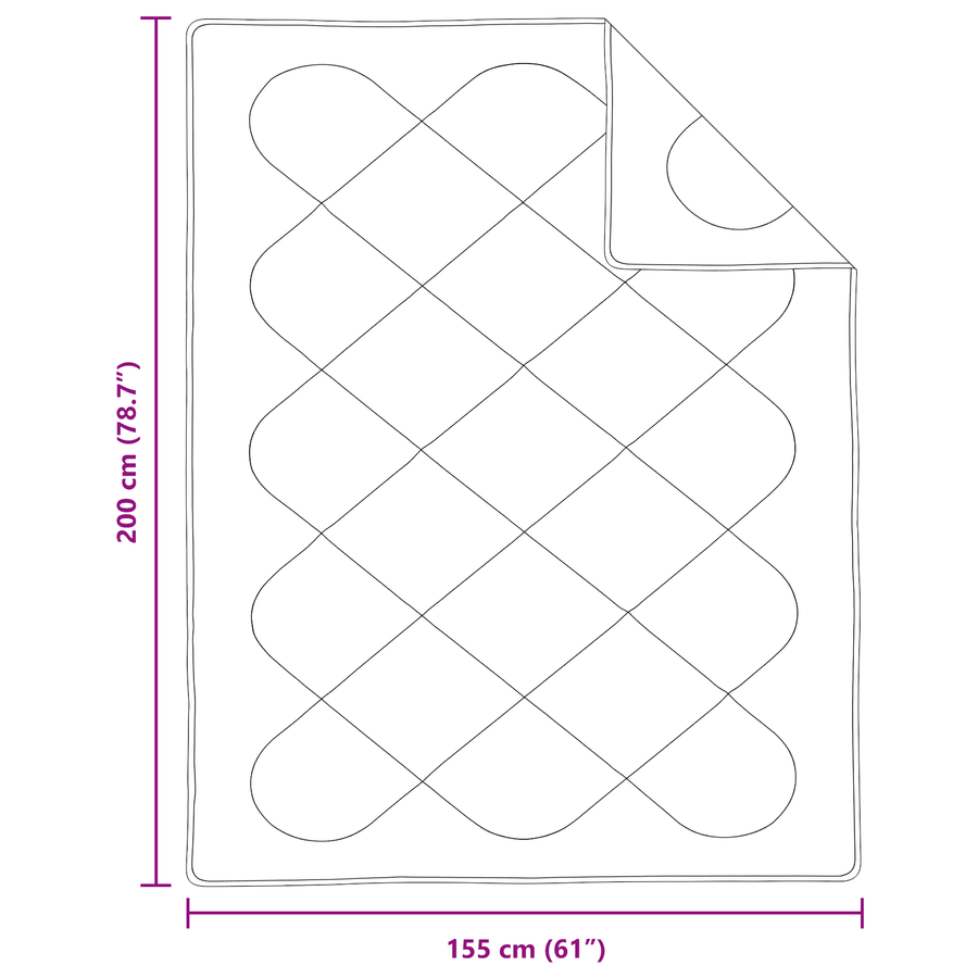 Dekens & Duvets Wit 155 x 200 cm Microvezel