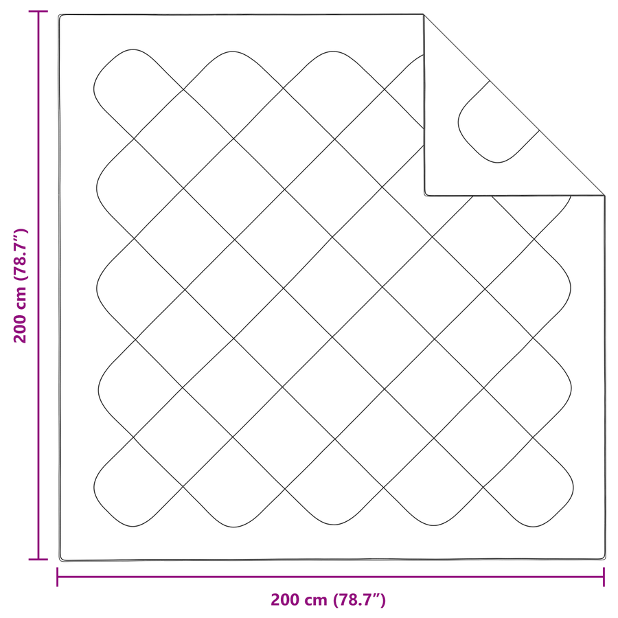 Dekens & Duvets Wit 200 x 200 cm Microvezel