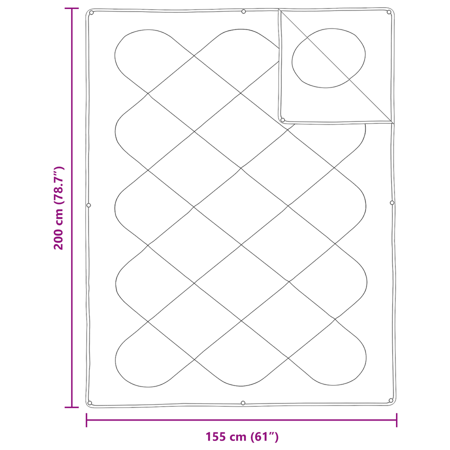 Dekens & Duvets Wit 155 x 200 cm Microvezel
