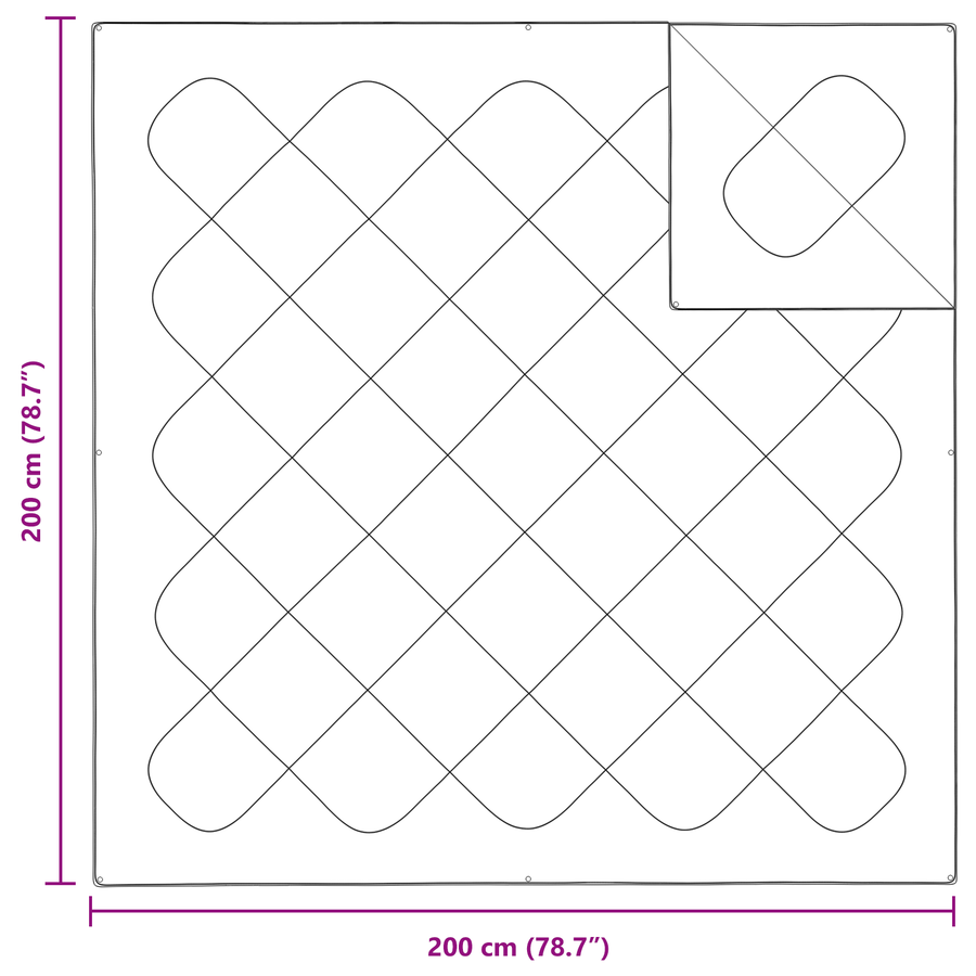 Dekens & Duvets Wit 200 x 200 cm Microvezel
