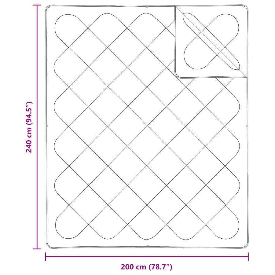 Dekens & Duvets Wit 240 x 200 cm Microvezel