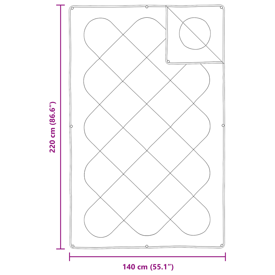 Dekens & Duvets Wit 140 x 220 cm Microvezel