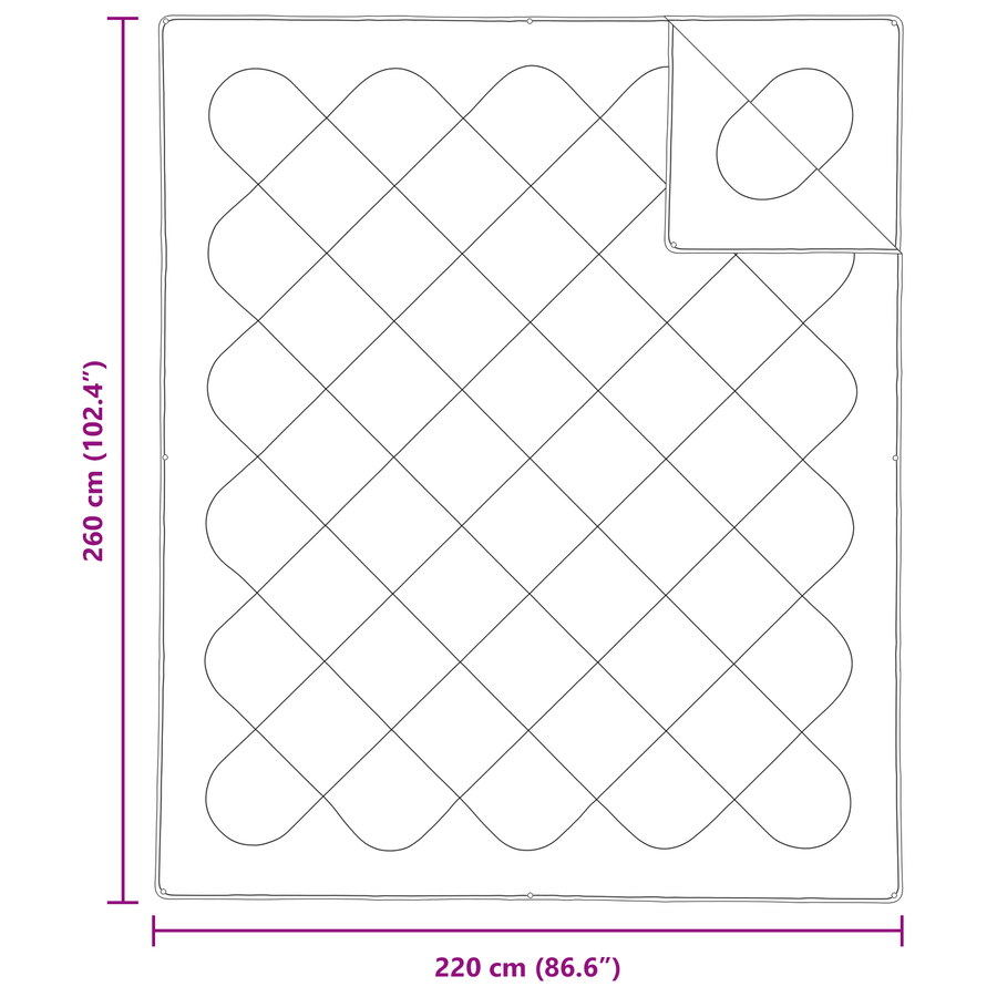 Dekens & Duvets Wit 260 x 220 cm Microvezel