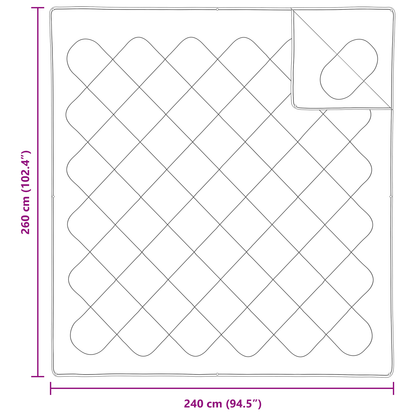 Dekens & Duvets Wit 240 x 260 cm Microvezel