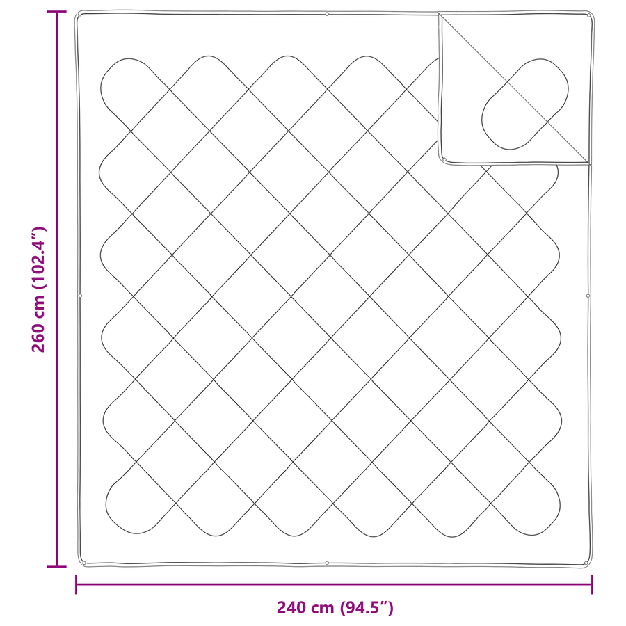 Dekens & Duvets Wit 240 x 260 cm Microvezel