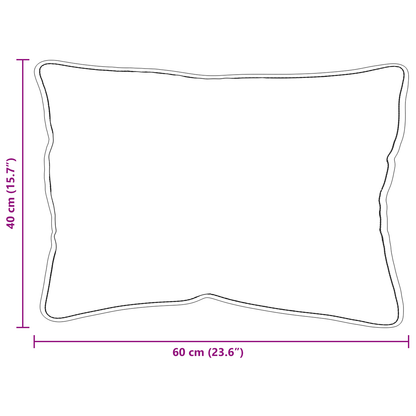 Hoofdkussen Wit 40 x 60 cm 85gsm 100% polyester