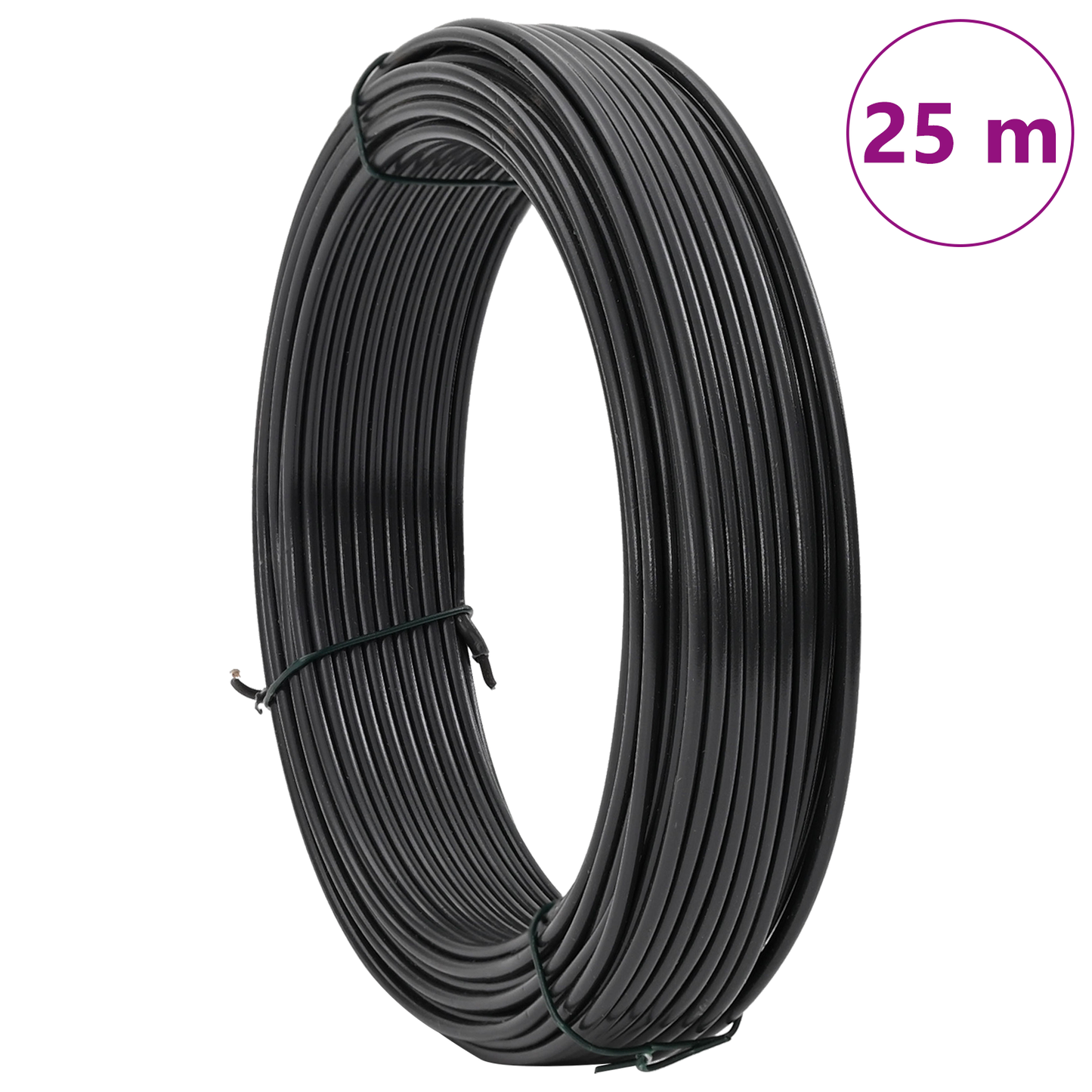 Hek binddraad Antraciet 25 m PVC-gecoat staal