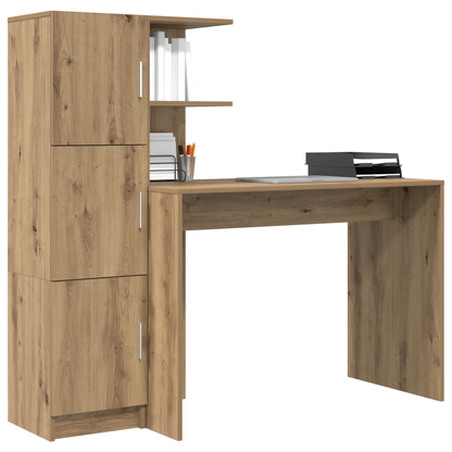 Bureau met Opbergfunctie in Artisan Eiken Gelaagd Hout