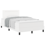 Boxspringbed met matras 120x190 cm kunstleer grijs