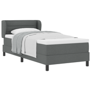 Boxspringbed met matras 90x190 cm donkergrijs