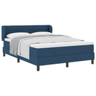 Boxspringbed 140x200 cm blauw met matras