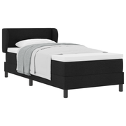 Boxspringbed 100x200 cm zwart met matras
