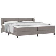 Boxspringbed 200x200 cm taupe stof