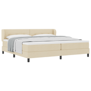 Boxspringbed 200x200 cm crème pocketveermatras