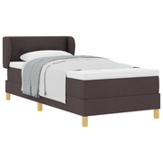 Boxspringbed 80x200 cm donkerbruin stof