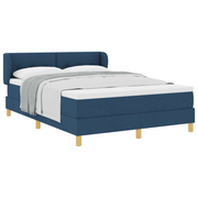 Boxspringbed 140x200 cm blauw met matras